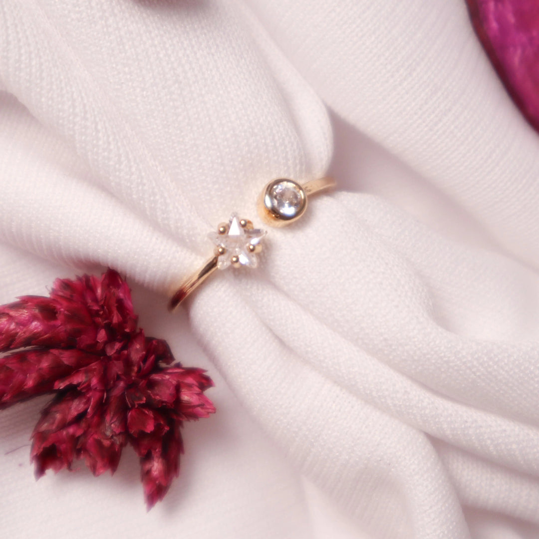 Star Cut Diamond Ring - Salty Accessories