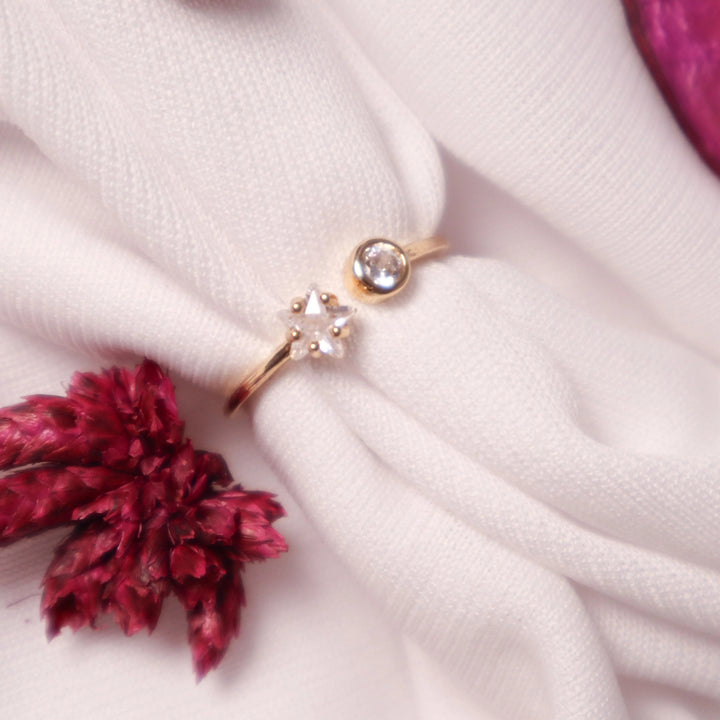 Star Cut Diamond Ring - Salty Accessories