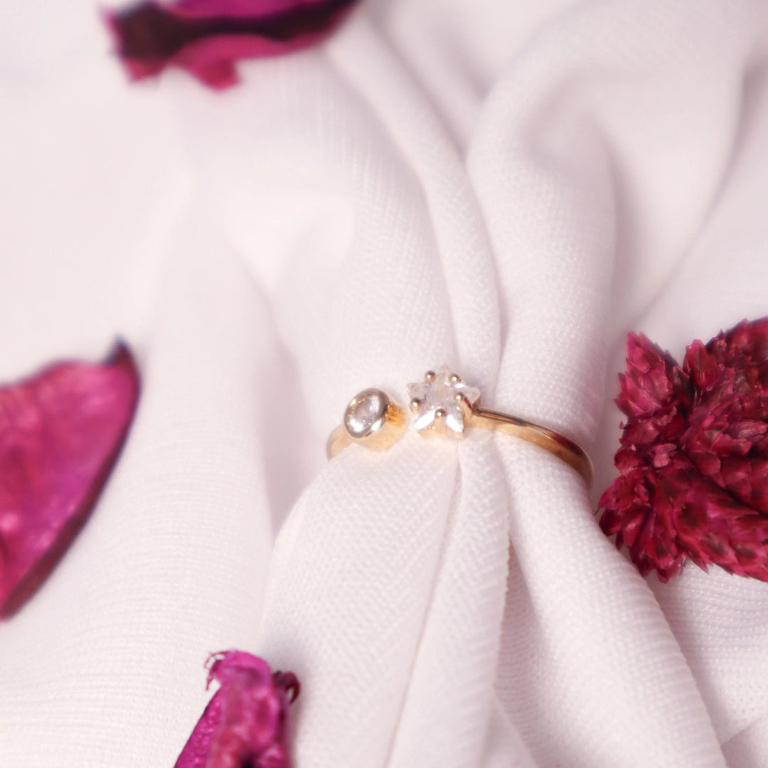 Star Cut Diamond Ring - Salty Accessories