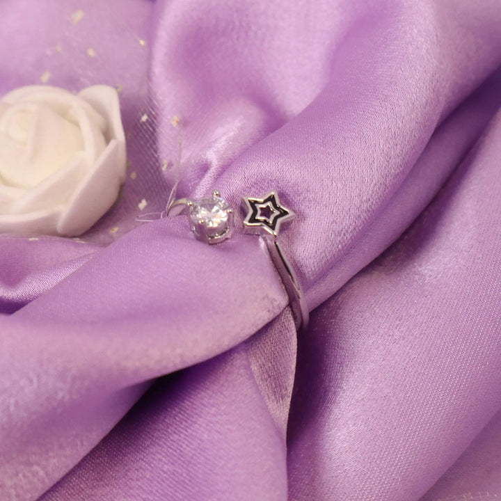 Star Diamond Ring - Silver - Salty Accessories
