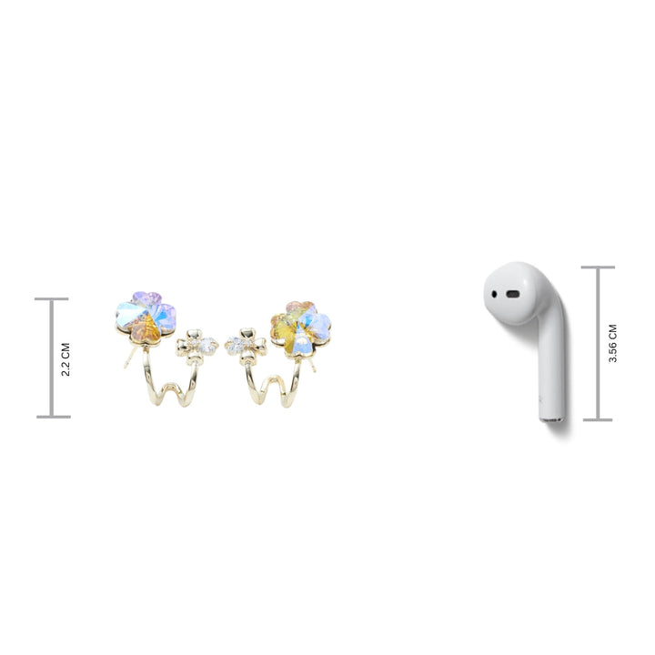 Stardust Floral Earrings - Salty Accessories