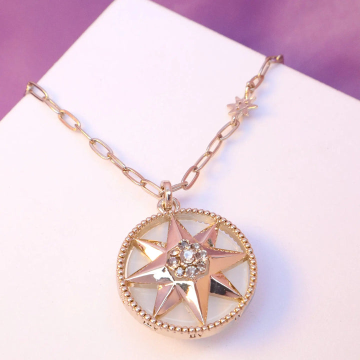 Starry Reversible Acrylic Necklace - Salty Accessories
