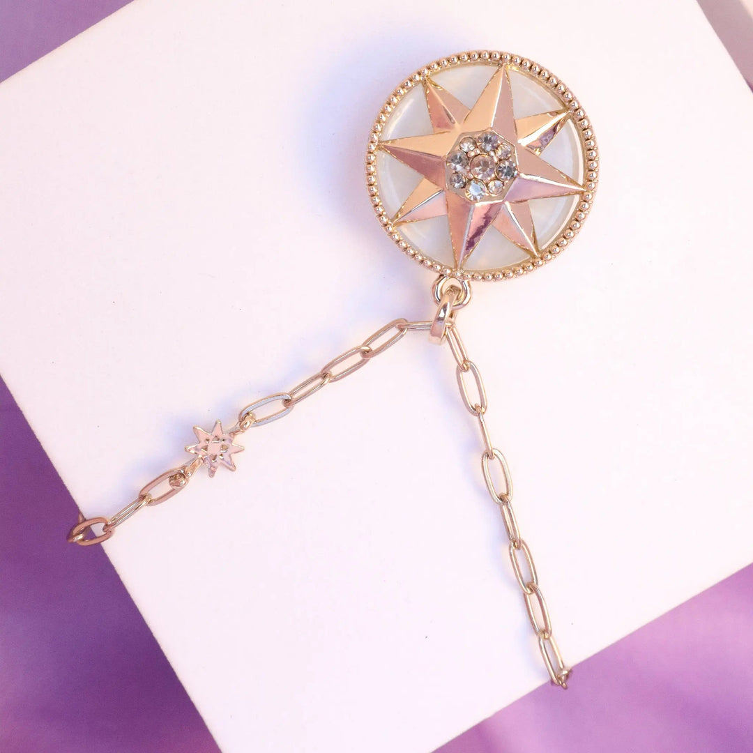 Starry Reversible Acrylic Necklace - Salty Accessories