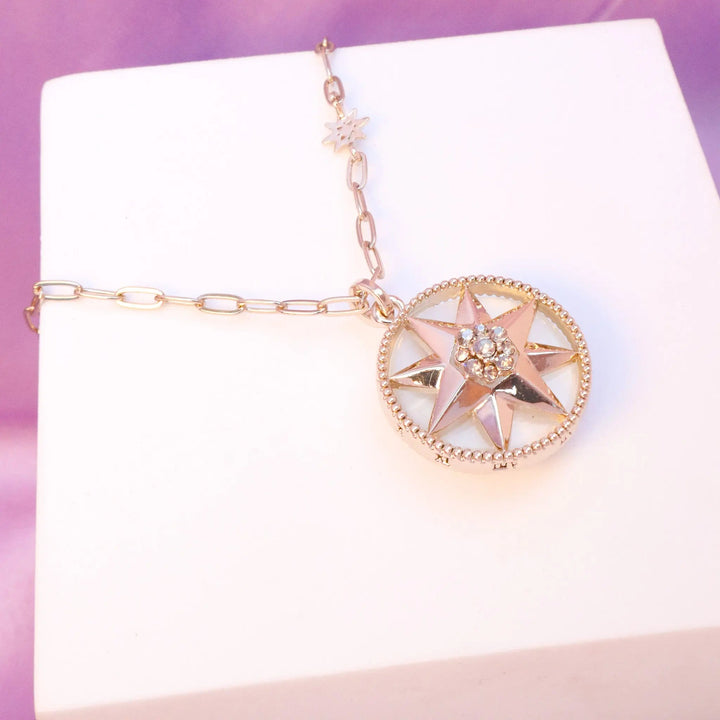Starry Reversible Acrylic Necklace - Salty Accessories