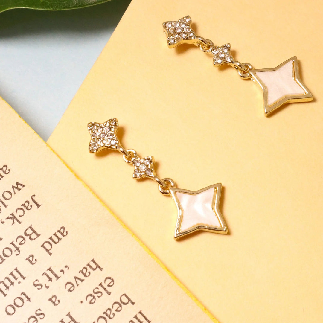 Starry star earrings - Salty Accessories