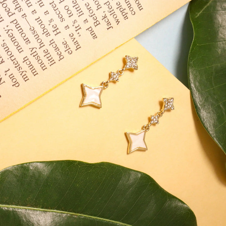 Starry star earrings - Salty Accessories