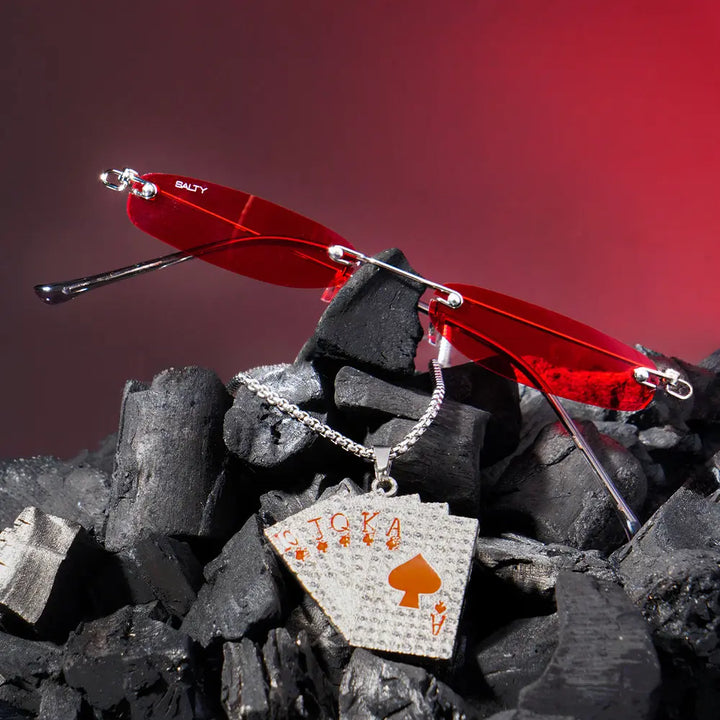 Statement Maker Sunglasses &amp; Necklace Set | Salty