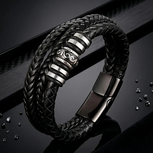 Stavros Ethnic Style Bracelet - Silver