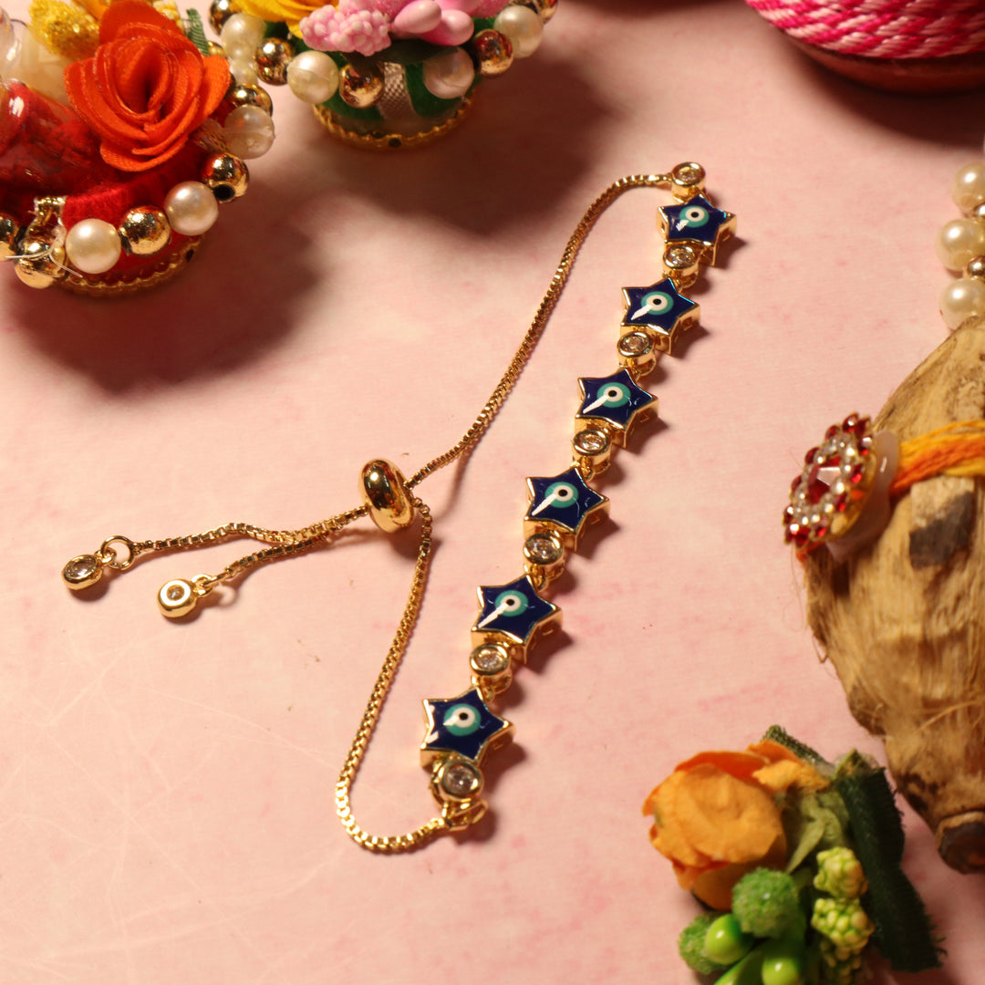 Stellar Evil Eye Bracelet - Salty Accessories