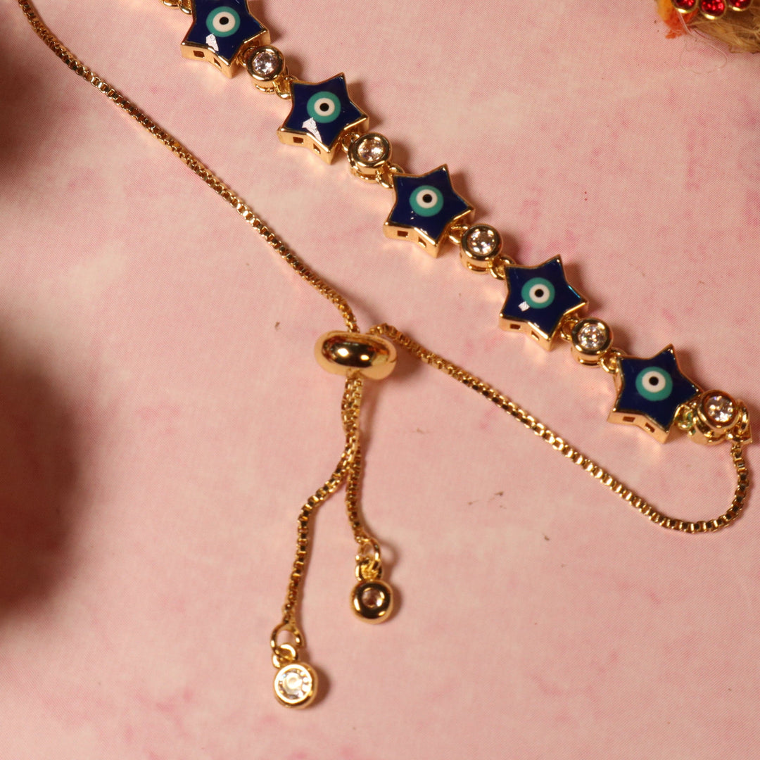 Stellar Evil Eye Bracelet - Salty Accessories