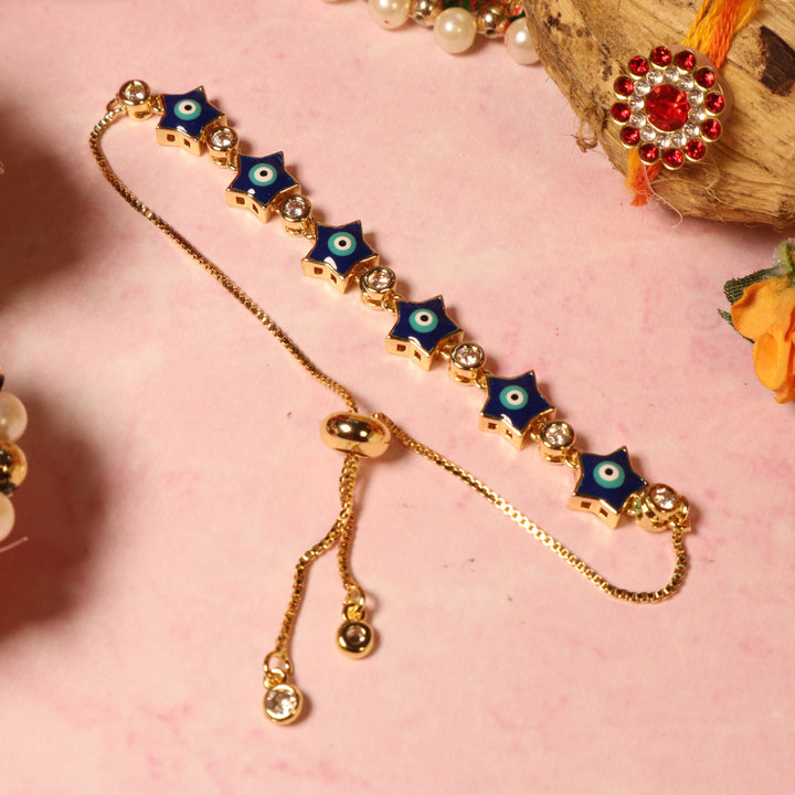 Stellar Evil Eye Bracelet - Salty Accessories