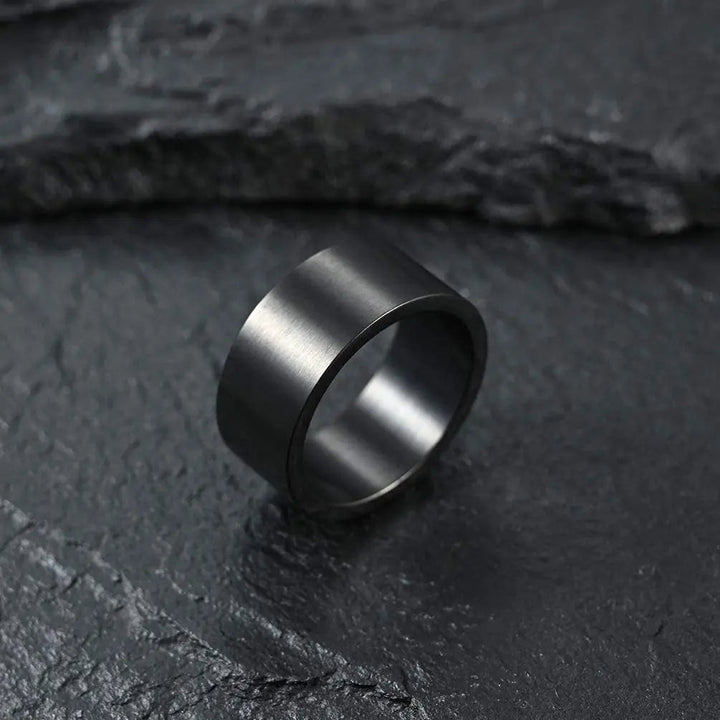 Stocky Daily Wear Ring - Black