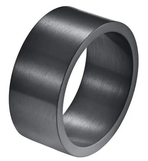 Stocky Daily Wear Ring - Black