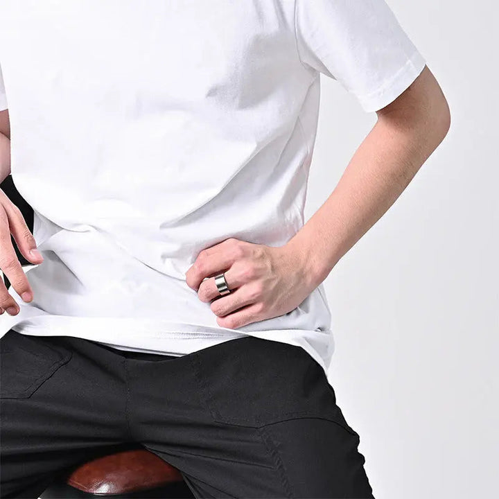 Stocky Daily Wear Ring - Silver