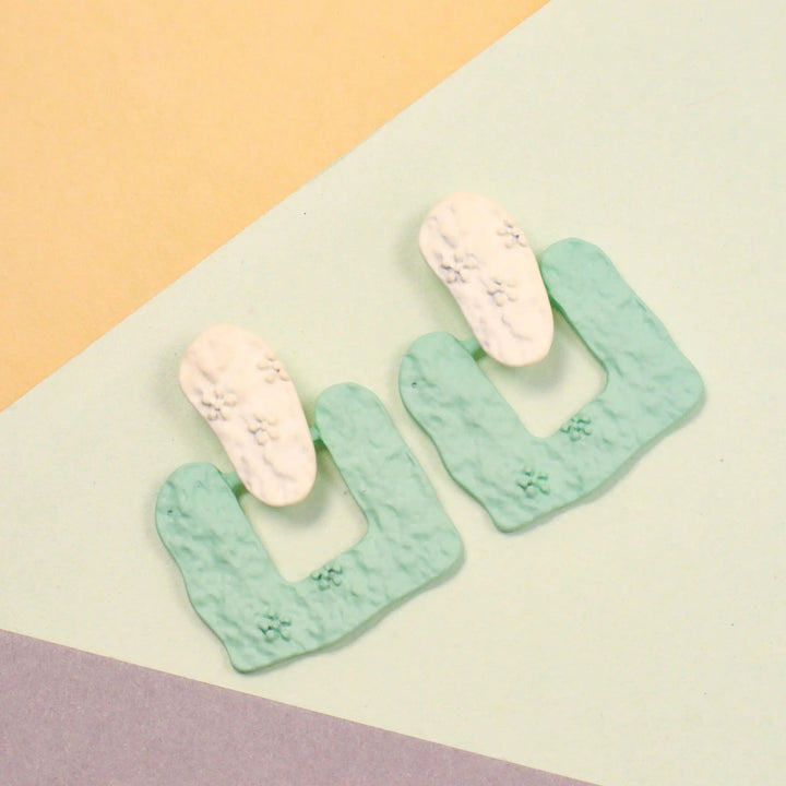 Stylish Paper Look Earrings - Salty Accessories