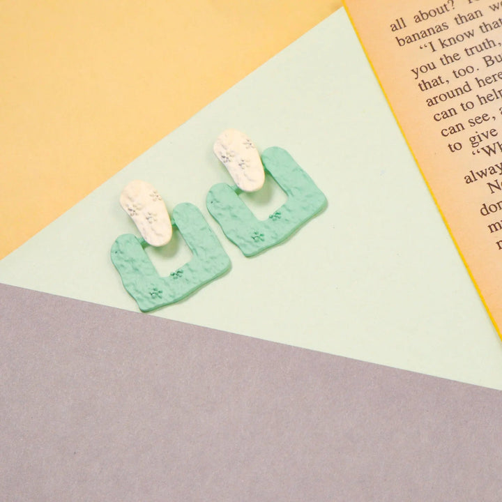 Stylish Paper Look Earrings - Salty Accessories
