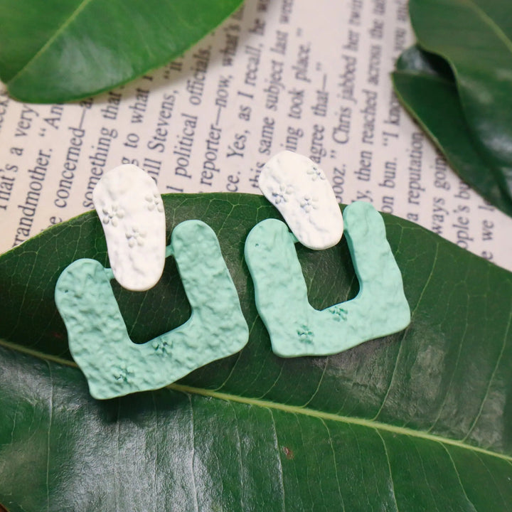 Stylish Paper Look Earrings - Salty Accessories