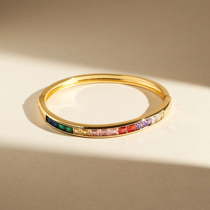Subtle Multi Crystal Bracelet and Ring Set - Salty Accessories