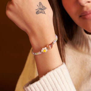 Sunflower Dreamscape Beaded Band - Salty Accessories