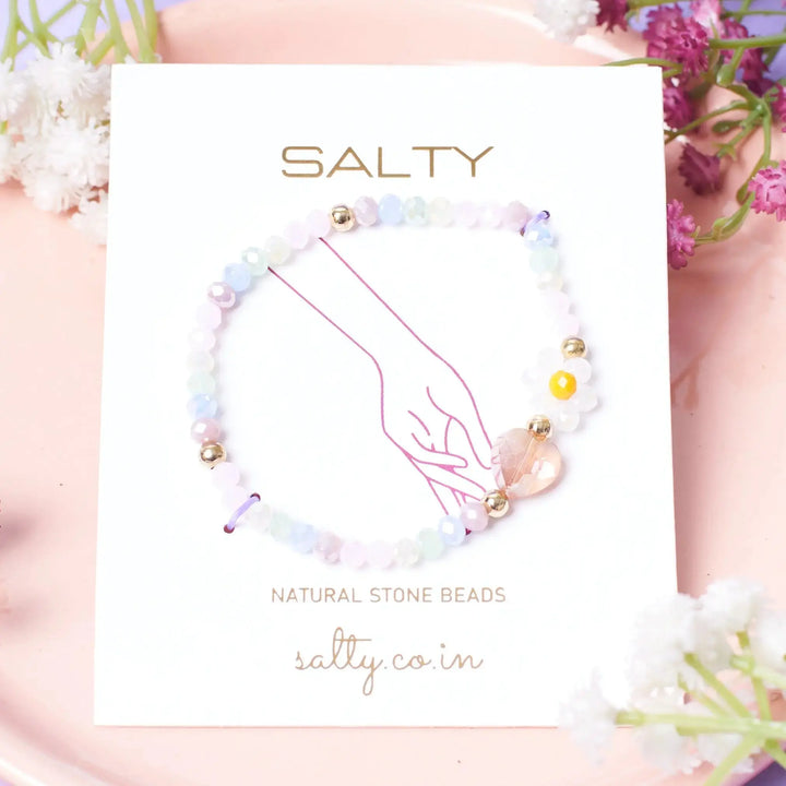 Sunflower Dreamscape Beaded Band - Salty Accessories