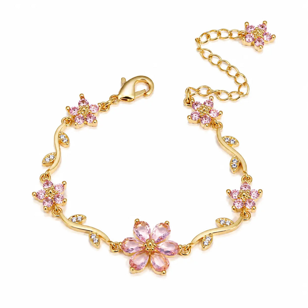 Sunset Bloom Bracelet - Pink | Salty