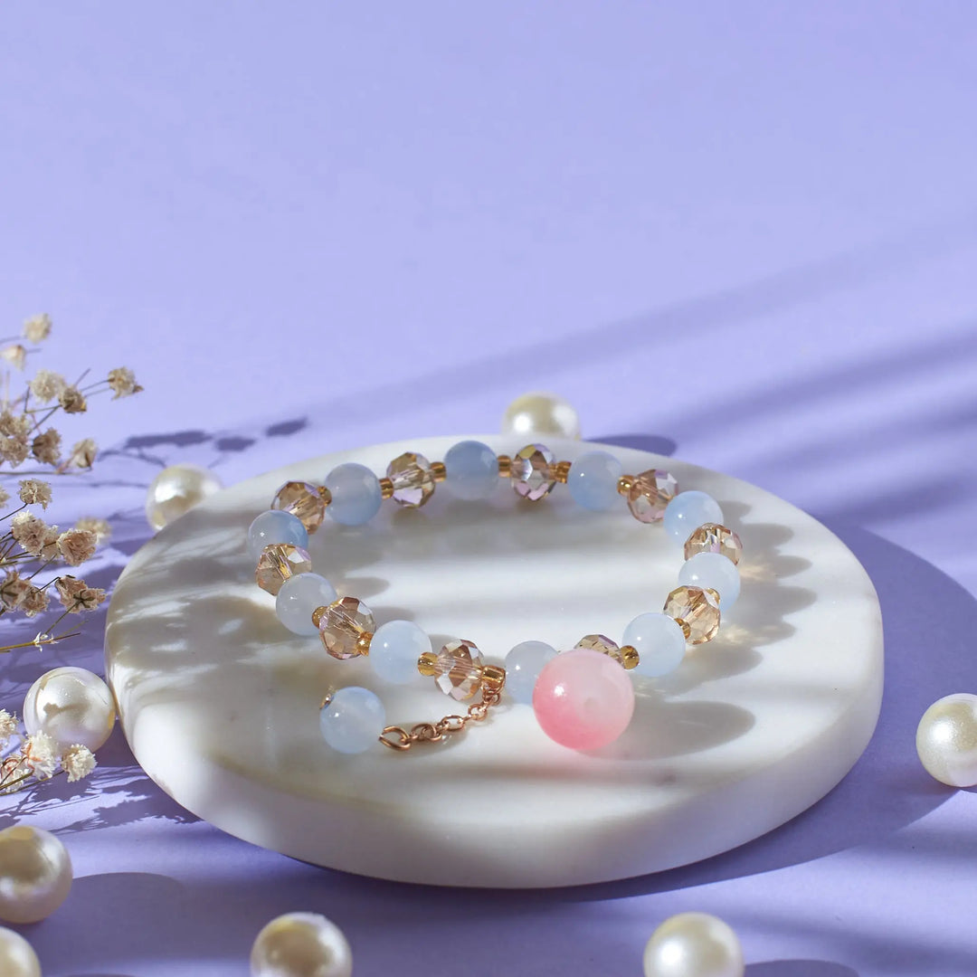 Sunstone Calming Beads Bracelet - Salty Accessories