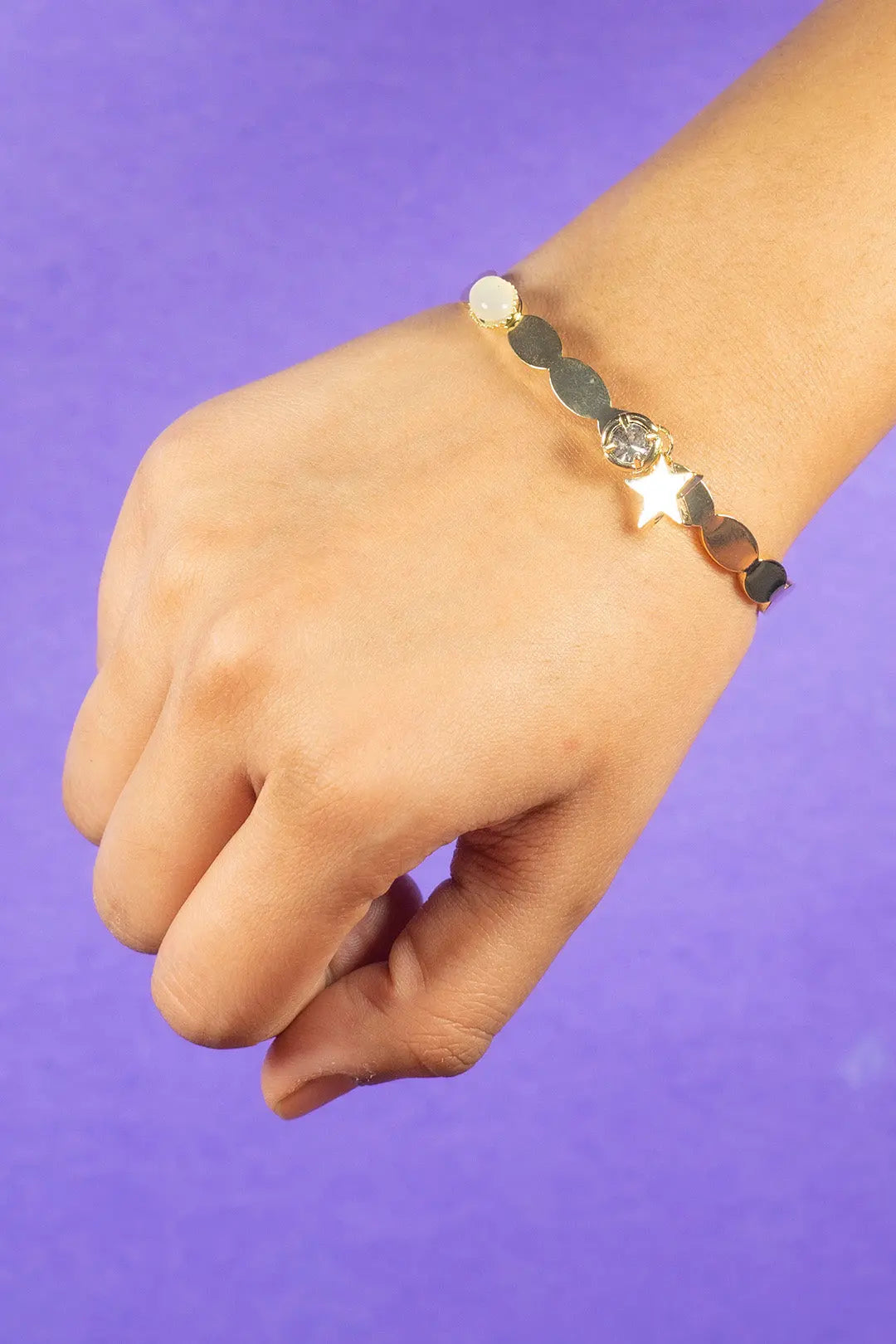 Supernova Cuff Bracelet - Gold - Salty Accessories