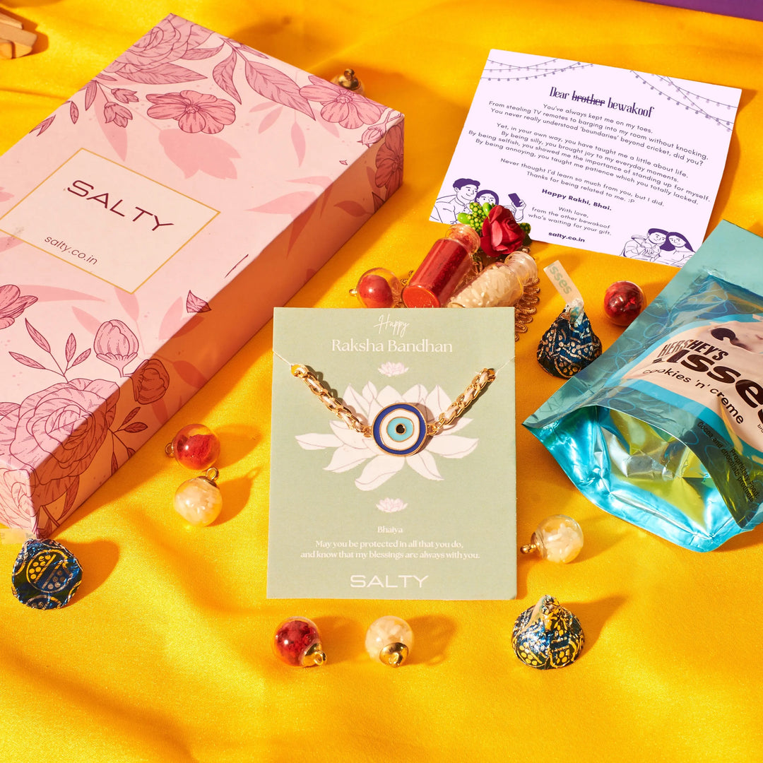 Suraksha Painted Rakhi Gift Box | Salty