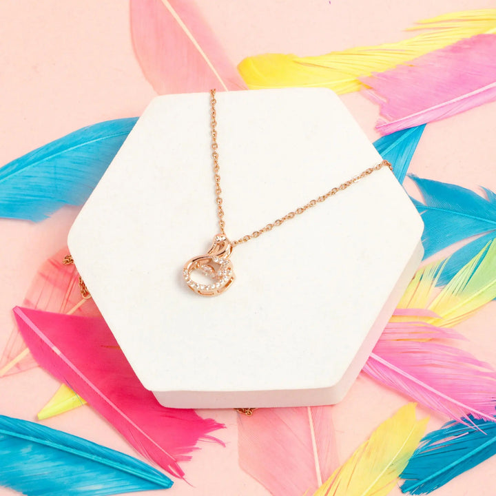 Swarovski Swan Necklace - Salty Accessories