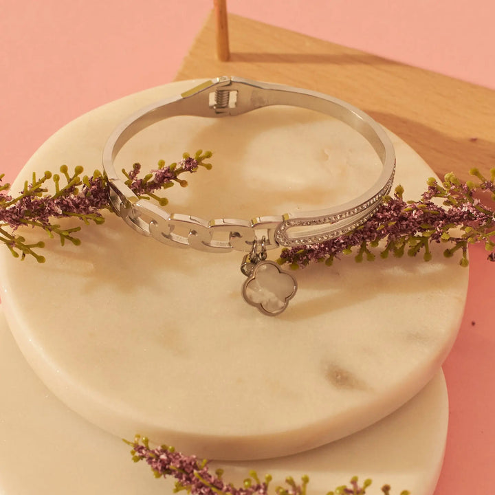Sweet Alhambra Silver Band - Salty Accessories