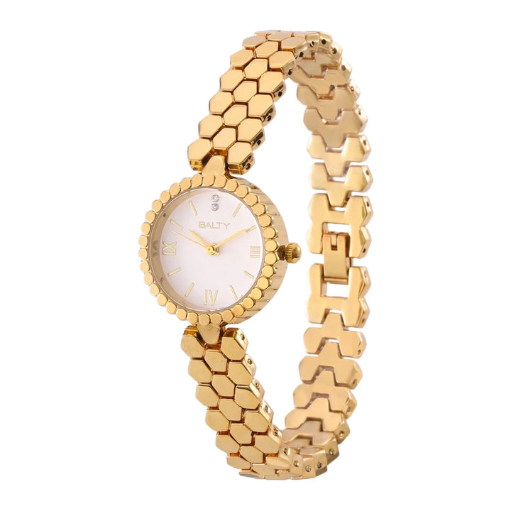 Sweet Buzz Honeycomb Golden Watch | Salty