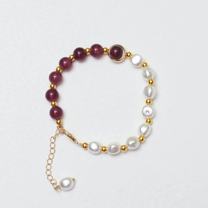 Sweet Pals Red &amp; White Beaded Band - Salty Accessories