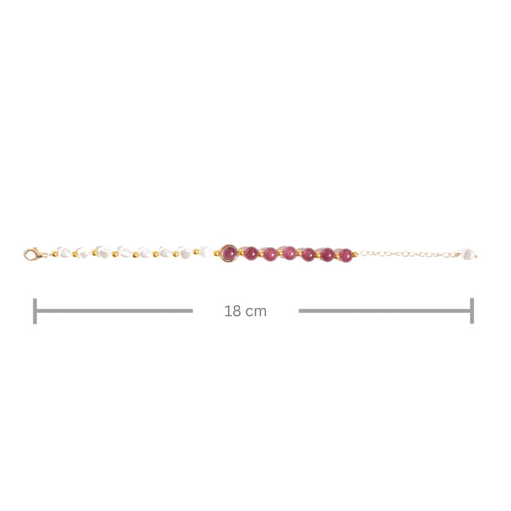 Sweet Pals Red &amp; White Beaded Band - Salty Accessories