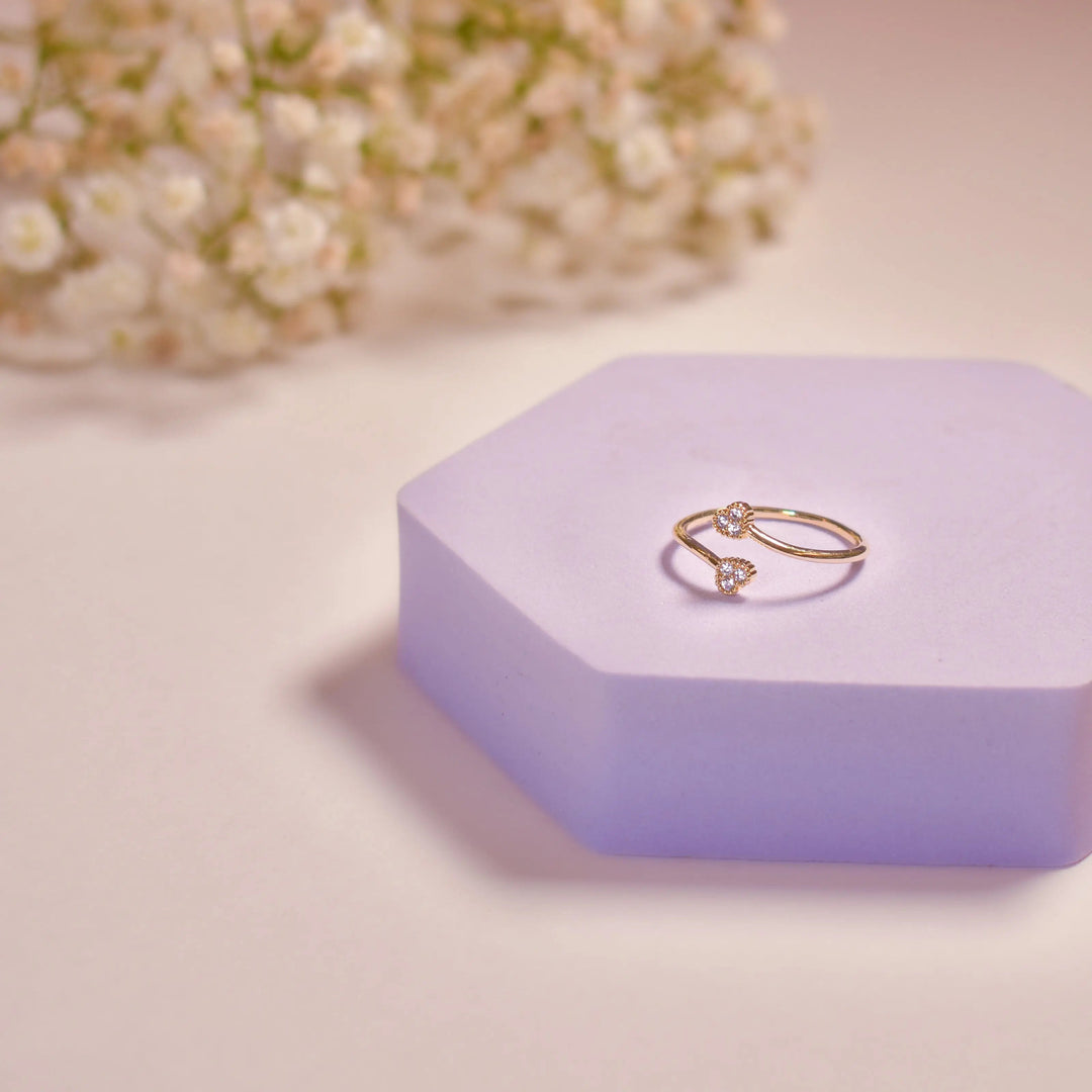 Sweetheart Golden Ring | Salty