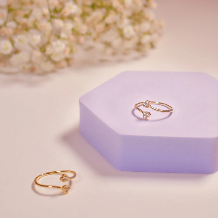 Sweetheart Golden Ring | Salty