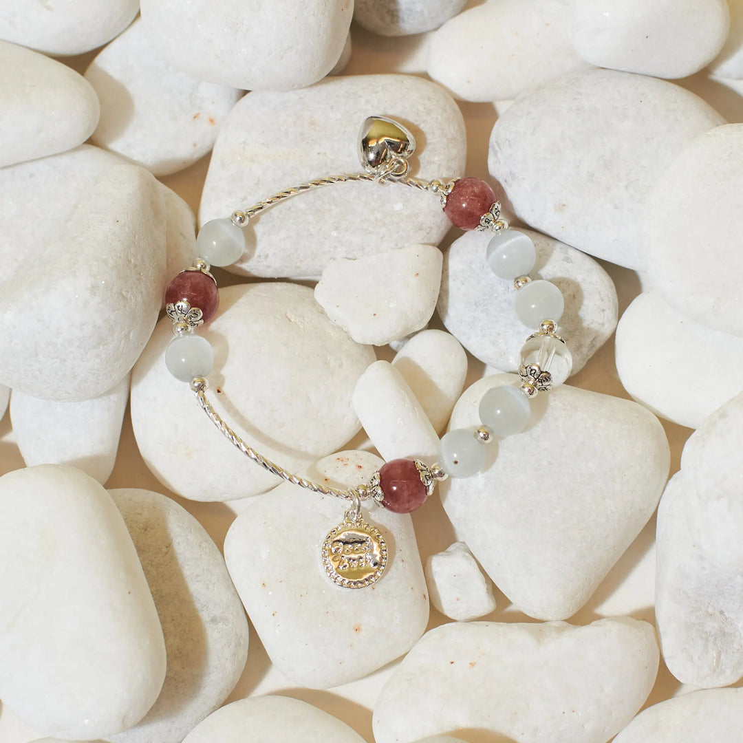 Sweetheart Rose Beaded Band - Salty Accessories