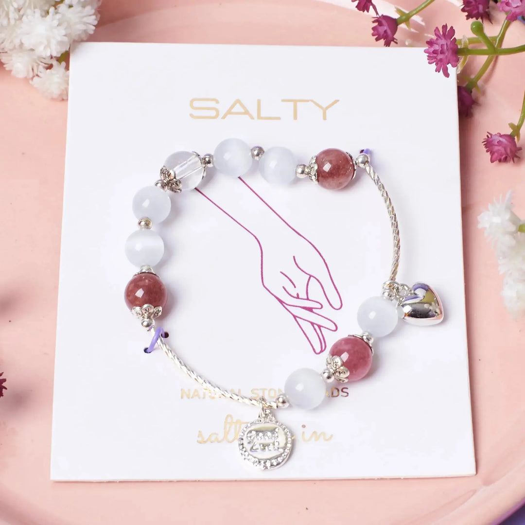 Sweetheart Rose Beaded Band - Salty Accessories
