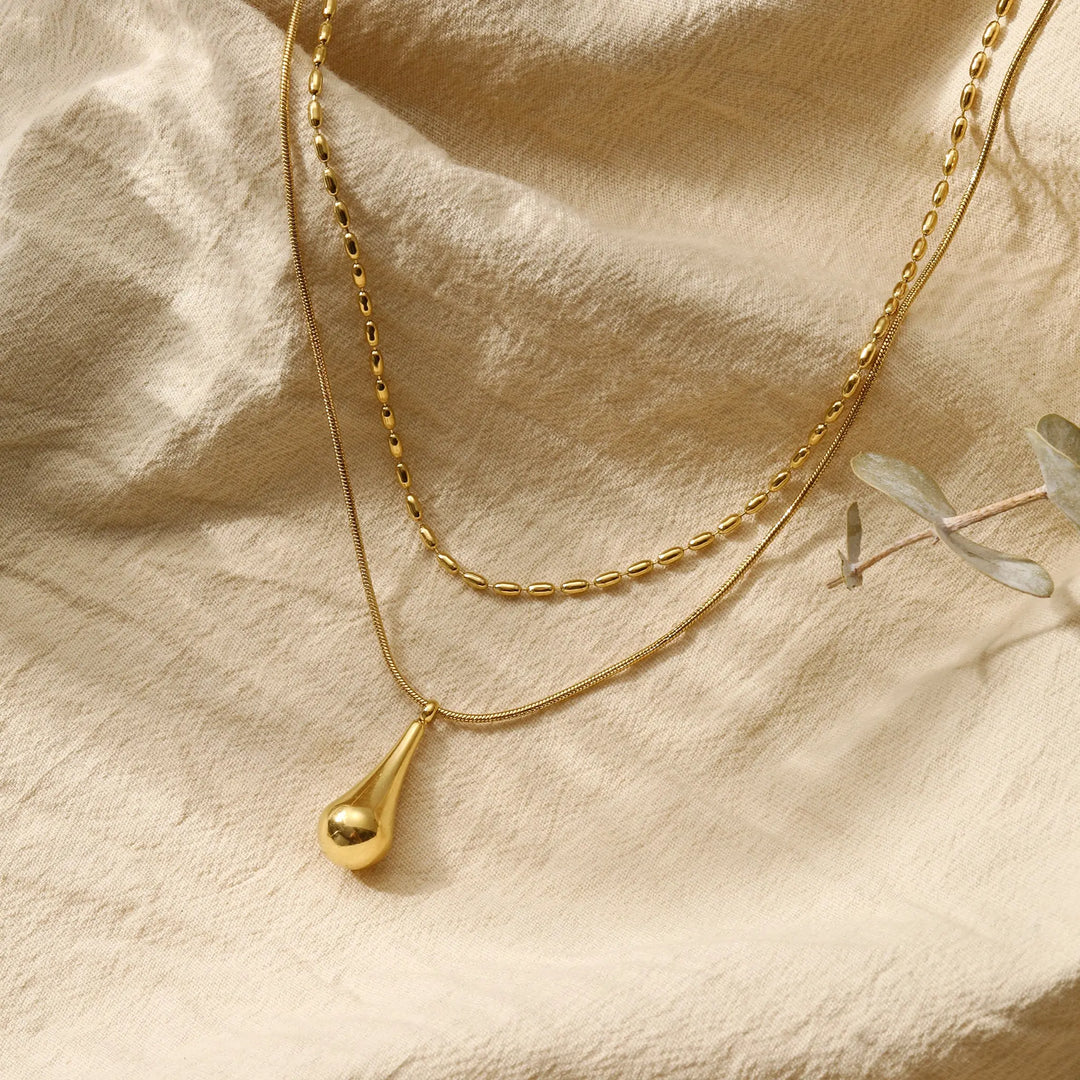 Falling for You Layered Necklace - Salty Accessories