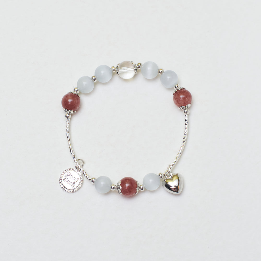 Sweetheart Rose Beaded Band Salty