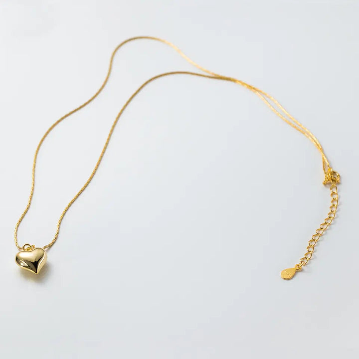 Sweetheart's Embrace Golden Necklace