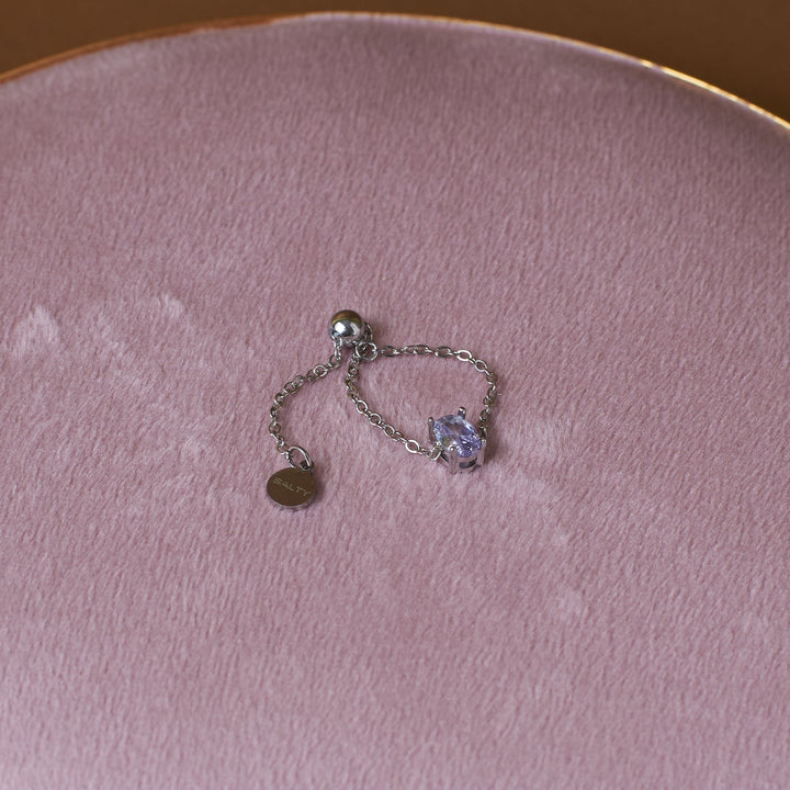 Tanzanite Self-Love Chain Ring