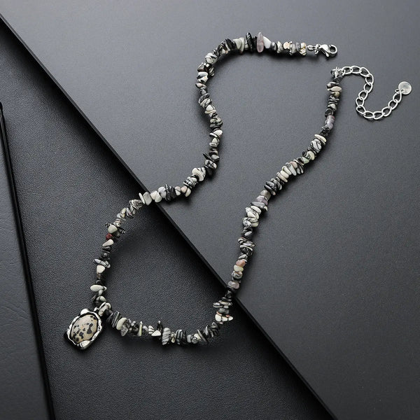 Terra Mosaic Pendant Necklace