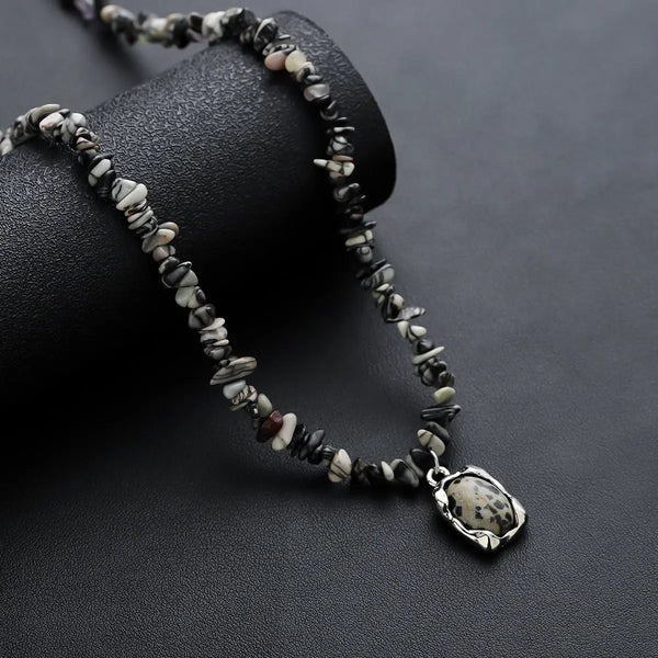 Terra Mosaic Pendant Necklace