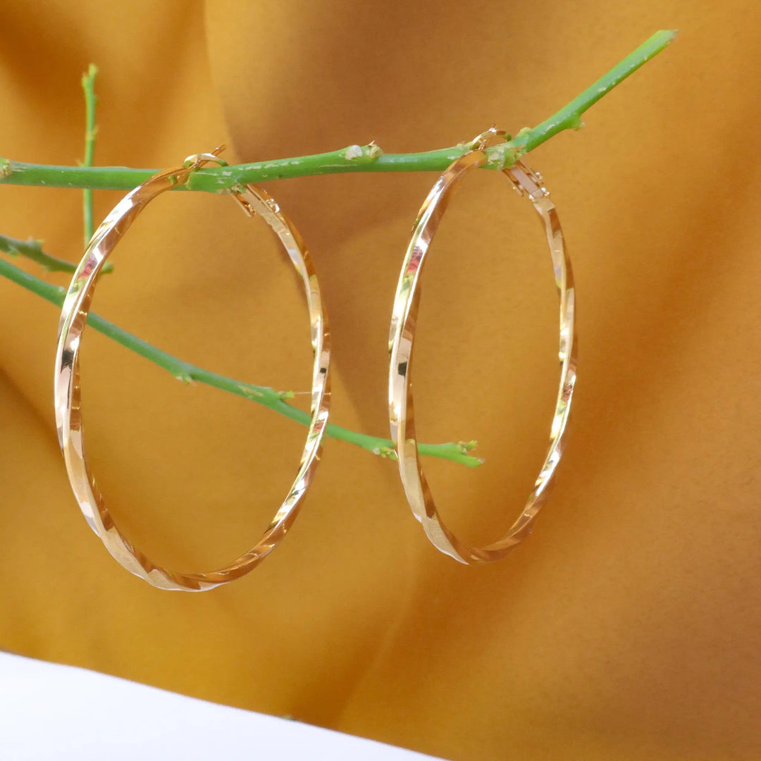 Textured Cute hoops - Salty Accessories