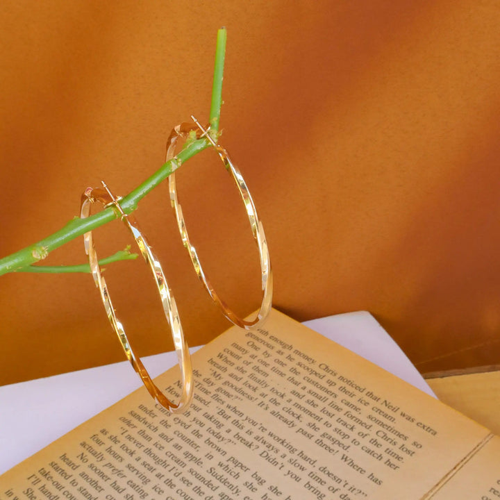 Textured Cute hoops - Salty Accessories