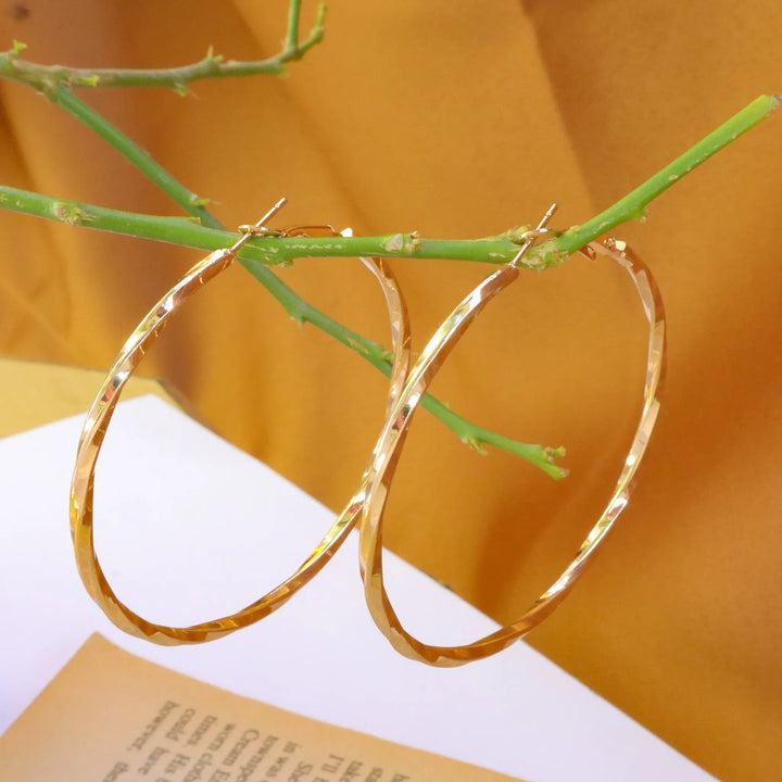 Textured Cute hoops - Salty Accessories