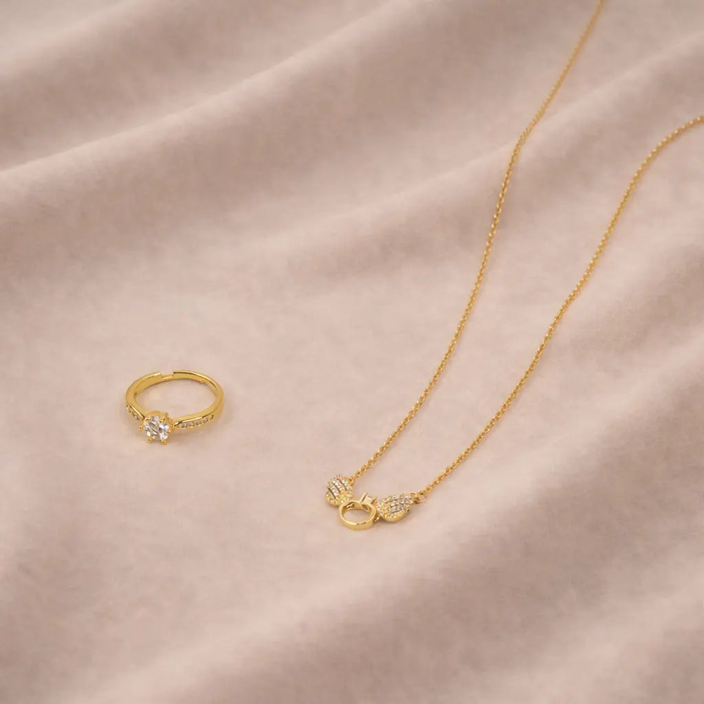 The Angel's Necklace & Ring Set | Salty