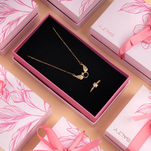The Angel's Necklace & Ring Set