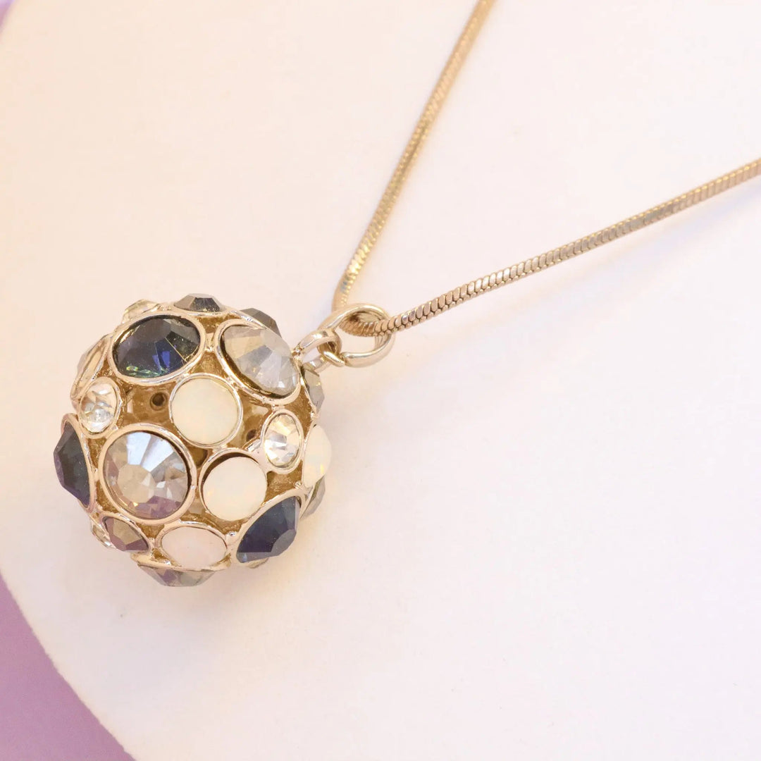The Disco Ball Necklace - Gold - Salty Accessories