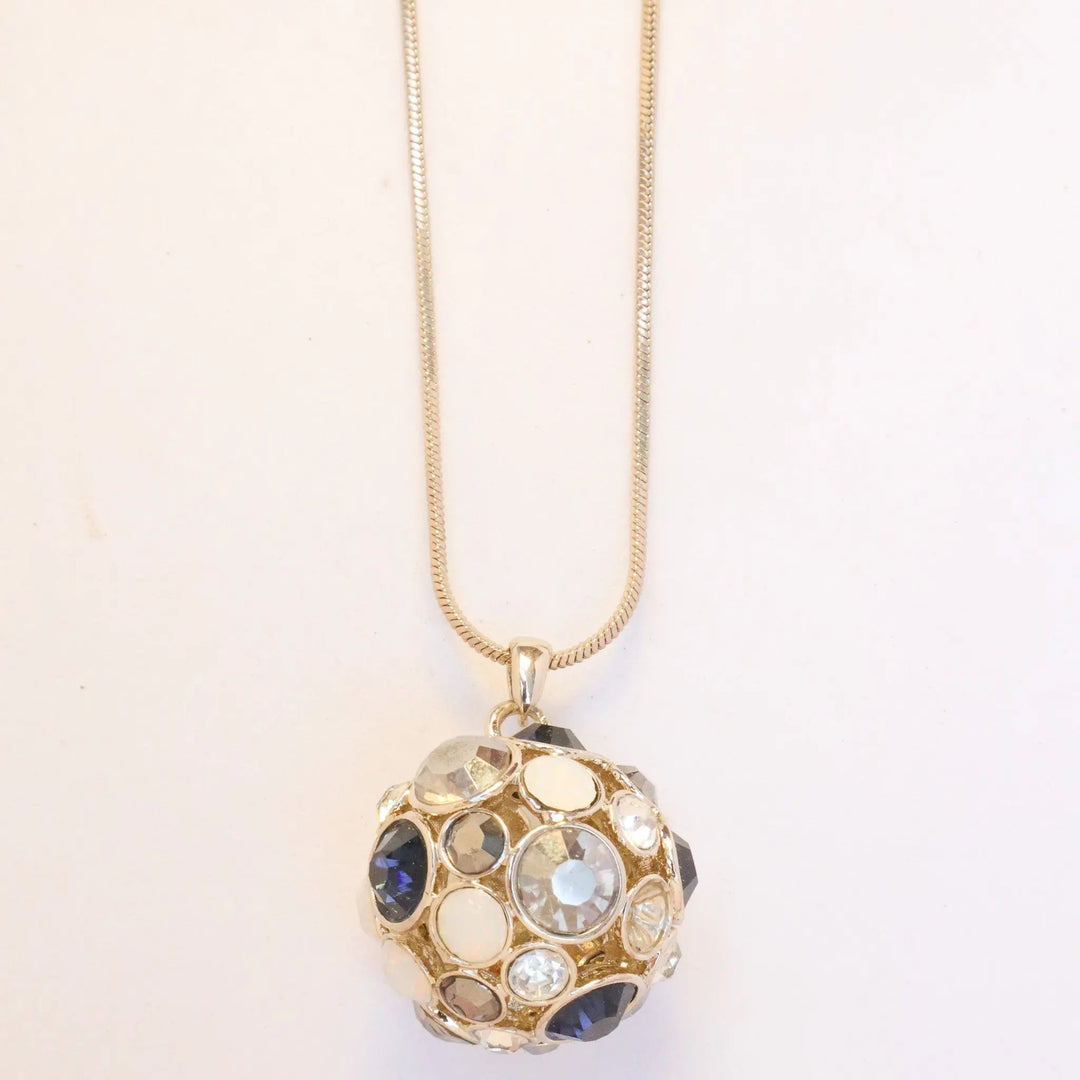 The Disco Ball Necklace - Gold - Salty Accessories